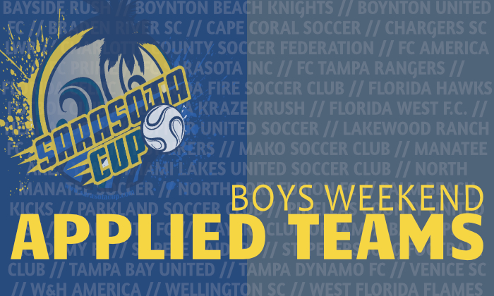 Applied Teams List Released for Boys Weekend