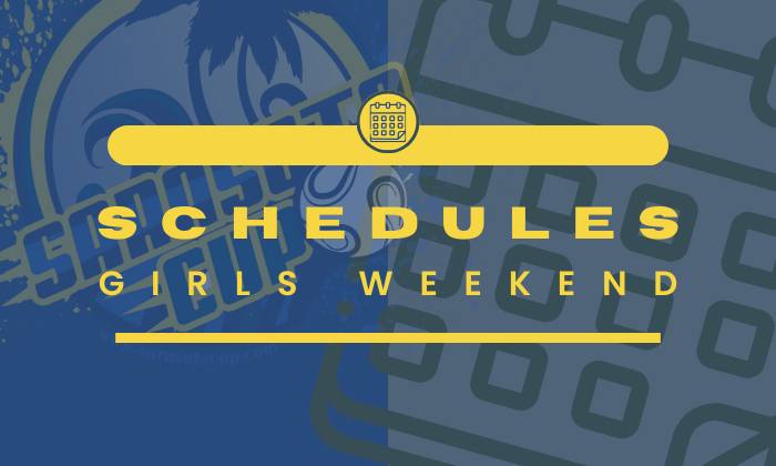 Schedules are LIVE for Girls Weekend